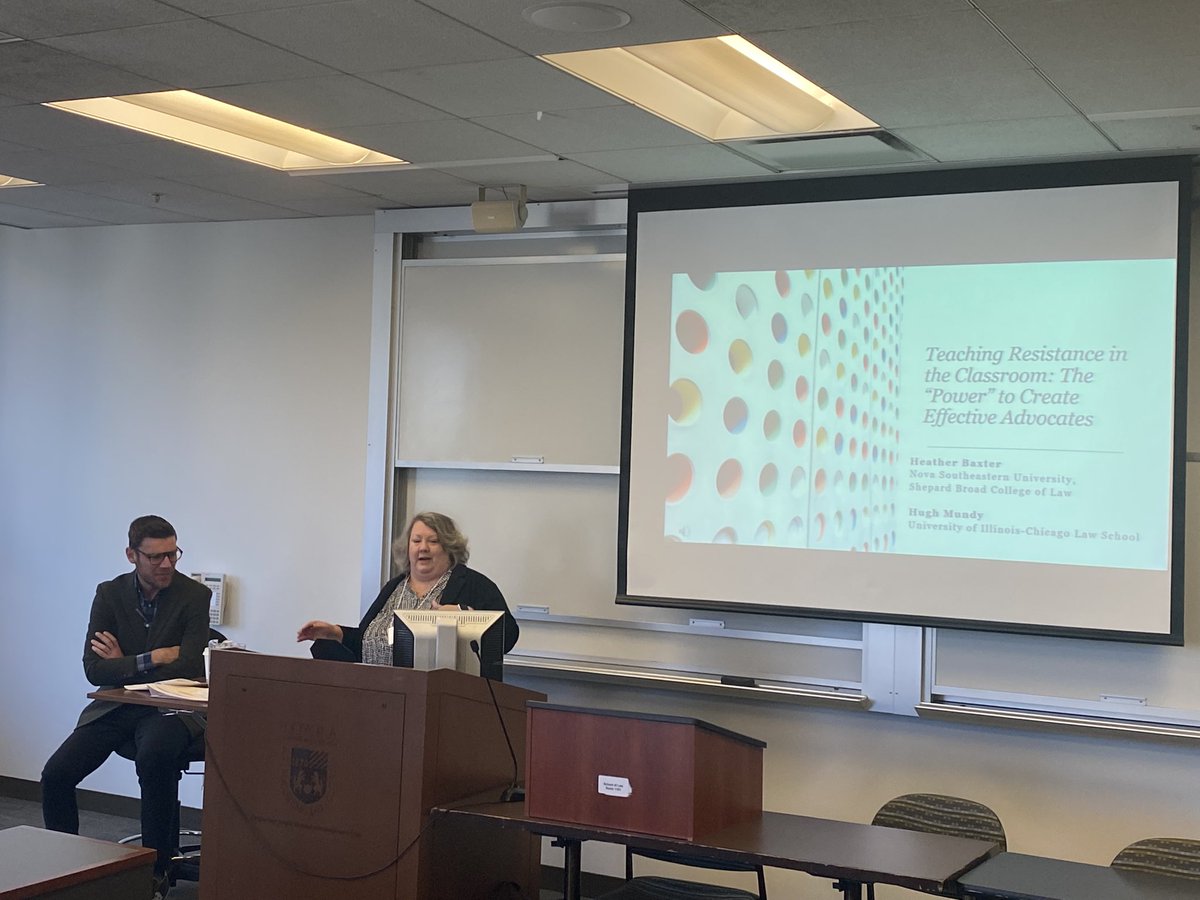 Teaching Resistance in the Classroom: The Power to Create Effective Advocates with Heather Baxter <a href="/ProfBax/">Heather Baxter (ProfBax everywhere)</a> and Hugh Mundy, another inspiring presentation at SALT 2022 #SALT2022
