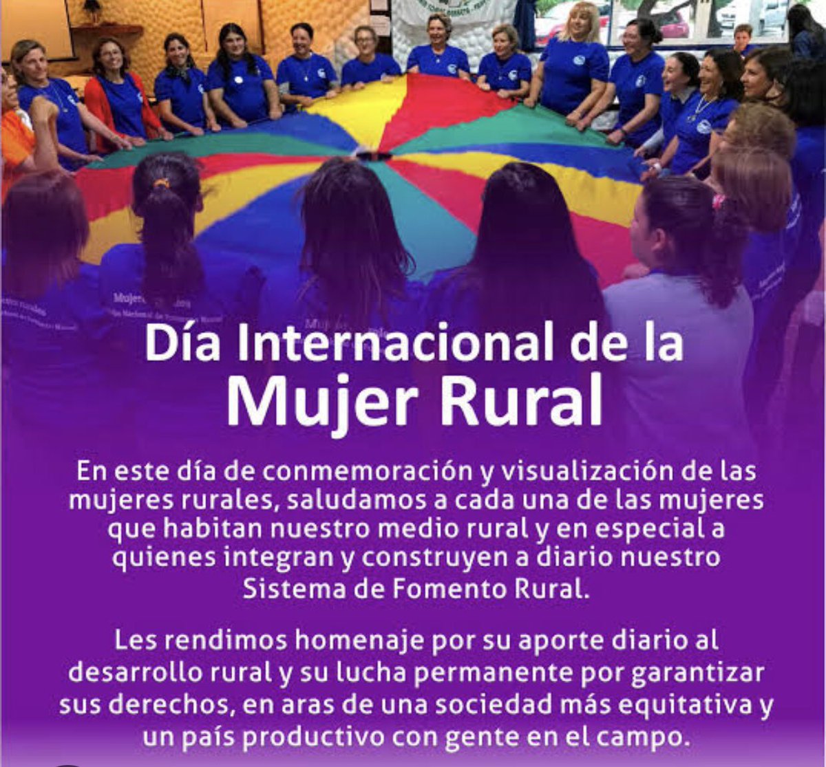EvaAviles_mx's tweet photo. Hoy conmemoramos el día internac. de Las mujeres rurales; agentes clave para conseguir los cambios económicos, ambientales y sociales para el desarrollo sostenible pues su acceso limitado al crédito,asistencia sanitaria y la educación son mínimos.
Debemos dignificar su vida. https://t.co/GCtqXV3tNI