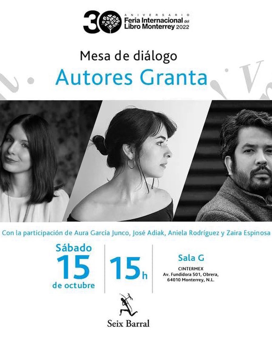 aauuurrraa's tweet photo. @zairaee @EdCandaya @FeriaLibroMty @anielasind @joseadiak Es a las 3 :) https://t.co/npL6HYhDvL