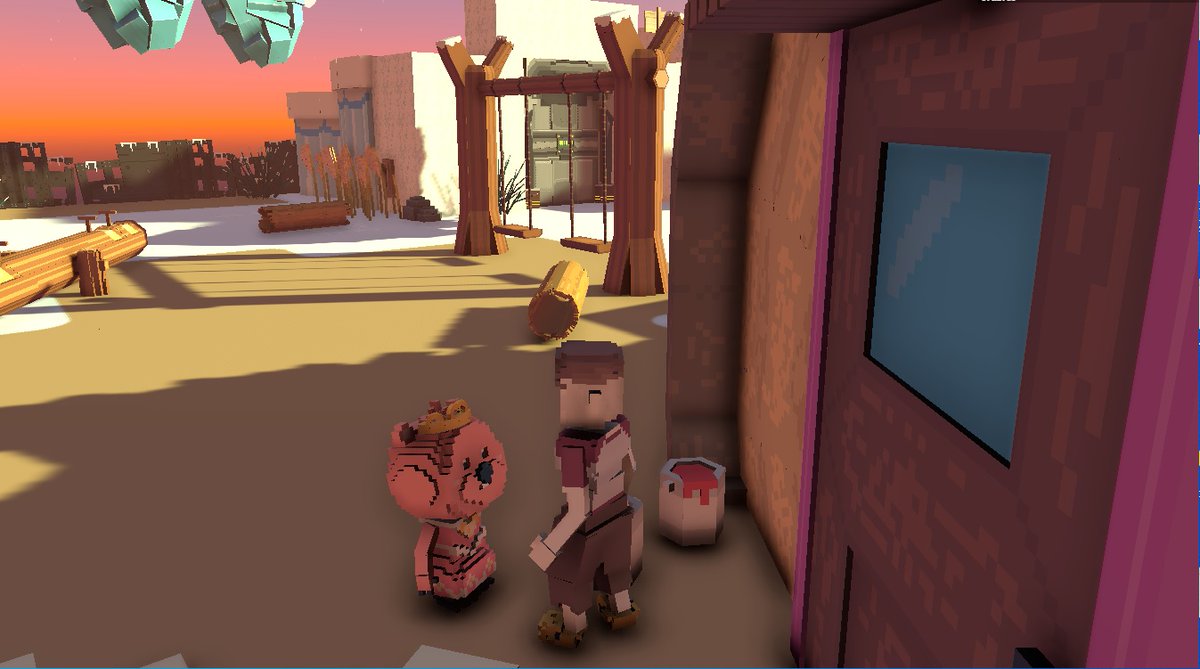 LONGME8's tweet photo. @TheSandboxGame I just finished my quest on Pororo experience on the #SandboxAlphaS3 for a chance to win a Season 3 Alpha Pass! Here I am with a cute Pororo. Check out my screenshot!

#Pororo https://t.co/mDUMwFOEPn