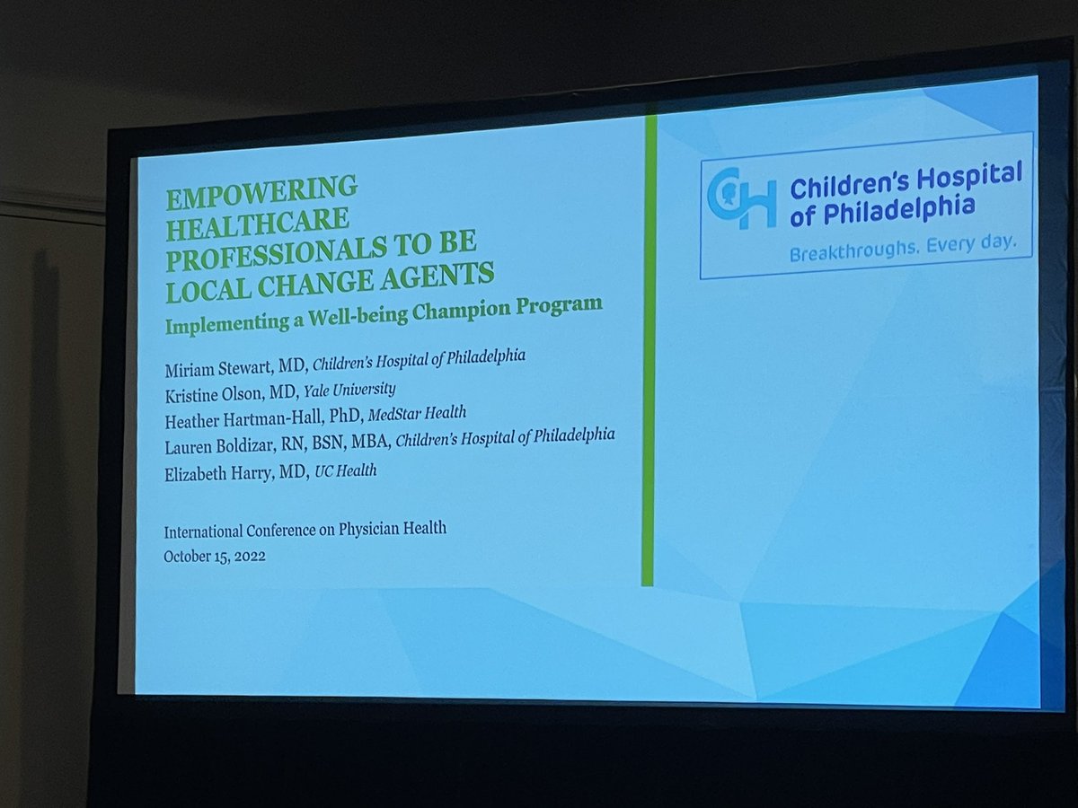 Happening NOW! Come join!!! Great way to close #ICPH2022 |#ICPH22: Empowering Healthcare professionals to be local change agents. Orlando L 11:15a #bethechange #bestjobever #doctorsarehumanstoo