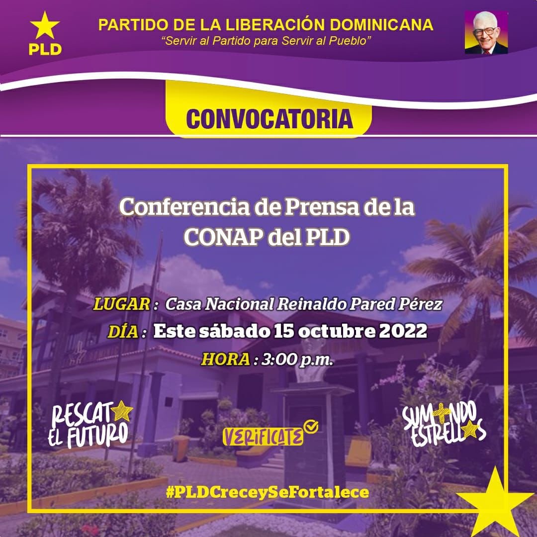 KikoReload04's tweet photo. Conferencian de prensa de la CONAP del PLD.
@PLDenlinea
#ConsultaPLD
#Verificate✅
#PLDCreceySeFortalece
#RescataElFuturo https://t.co/m6MeDC7RJg