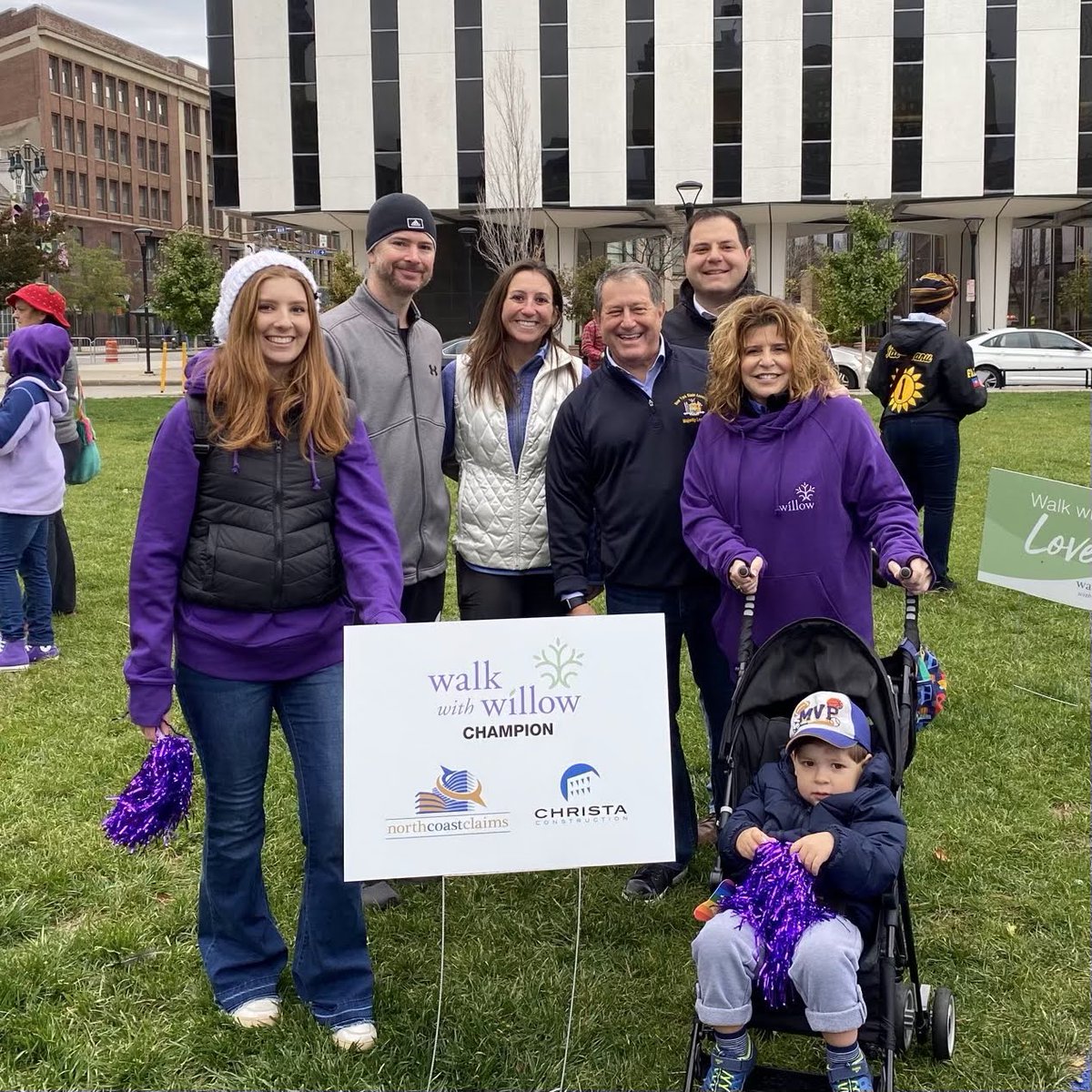 RepJoeMorelle's tweet photo. It was heartwarming to see so many neighbors gather for @willowcenterny's walk to end domestic violence this morning. During #DomesticViolenceAwarenessMonth, we stand with survivors and remain committed to ensuring they have access to the support and resources they need. https://t.co/Bfl0Exki44