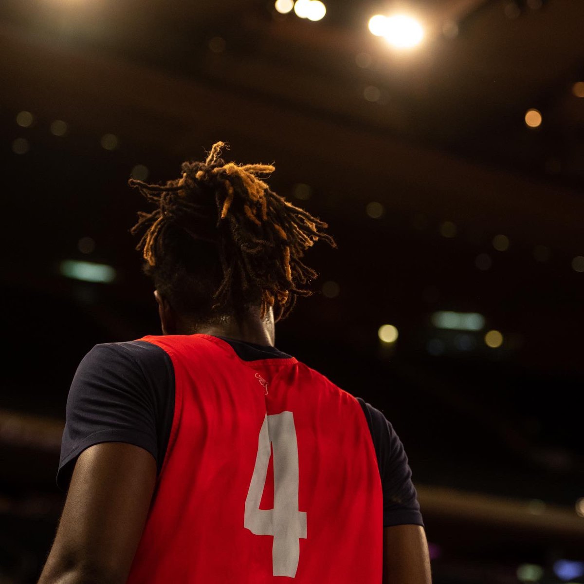 StJohnsBBall's tweet photo. Nothing better than practicing at the World’s Most Famous Arena🏀🏠 https://t.co/e5EaZmmDJl