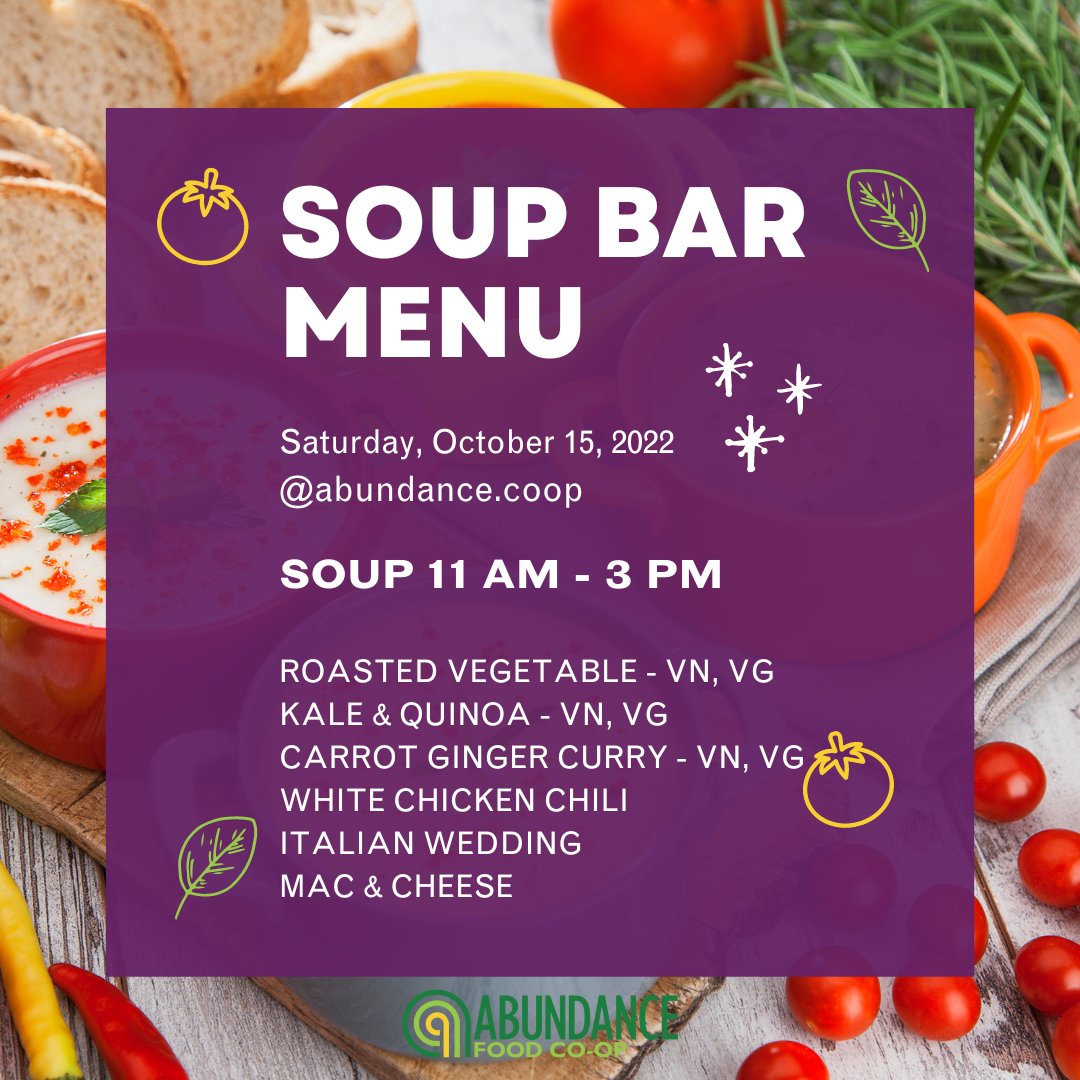 Worries go down better with soup.  

In addition to adding comfort to your day, soup helps with hydration.  It's also high in fiber, nutrients and antioxidants!

Does soup make you think about happy memories?