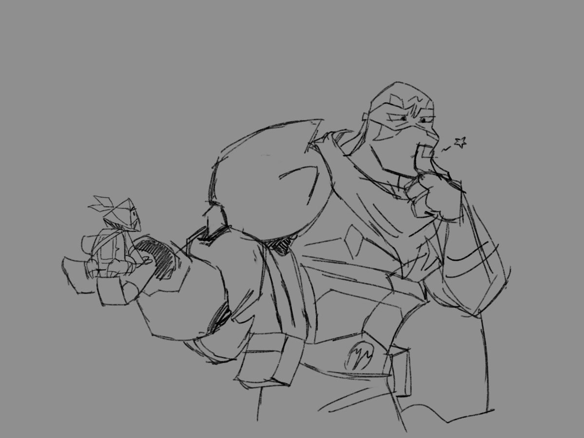 becomesgarbage's tweet photo. poked his finger !!! #3ld #rottmnt https://t.co/6cMZ3nIiNh
