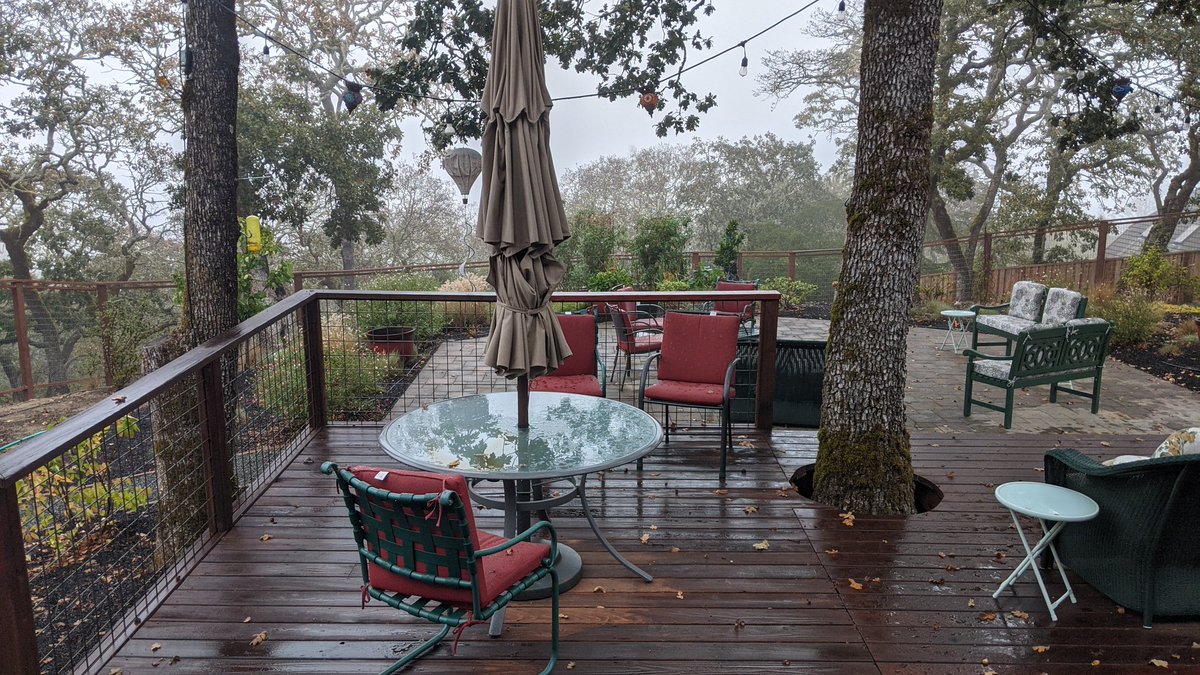 amypearl650's tweet photo. @NWSBayArea Morning deck dew and fog down below in the #ValleyOfTheMoon in #SonomaCounty 🌫️ https://t.co/CNWaYo6dEW