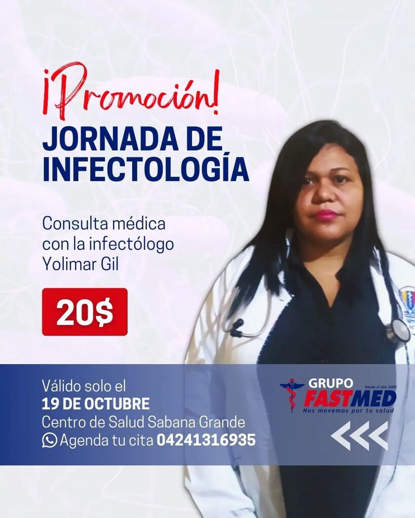 GrupoFastmed's tweet photo. ¿Sabías que varios síntomas comunes como dolor de cabeza, fiebre y malestar general pueden indicar que tienes una infección? 🧫

No descuides tu salud y asiste a nuestra Jornada de Infectología el próximo miércoles 19 de octubre. Por solo $20 tendrás … https://t.co/FC7ImgfD2k https://t.co/yN6tRzw5Ul