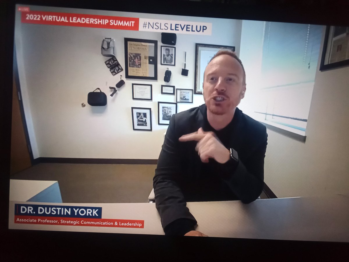 HildweinSissy's tweet photo. Day 2 of leadership summit is off to a good start: Dr. Dustin York. "leadership is not title based .....we can be a strong leader and not be a manager." #NSLSlevelup #thensls https://t.co/pu0KLVJlDJ