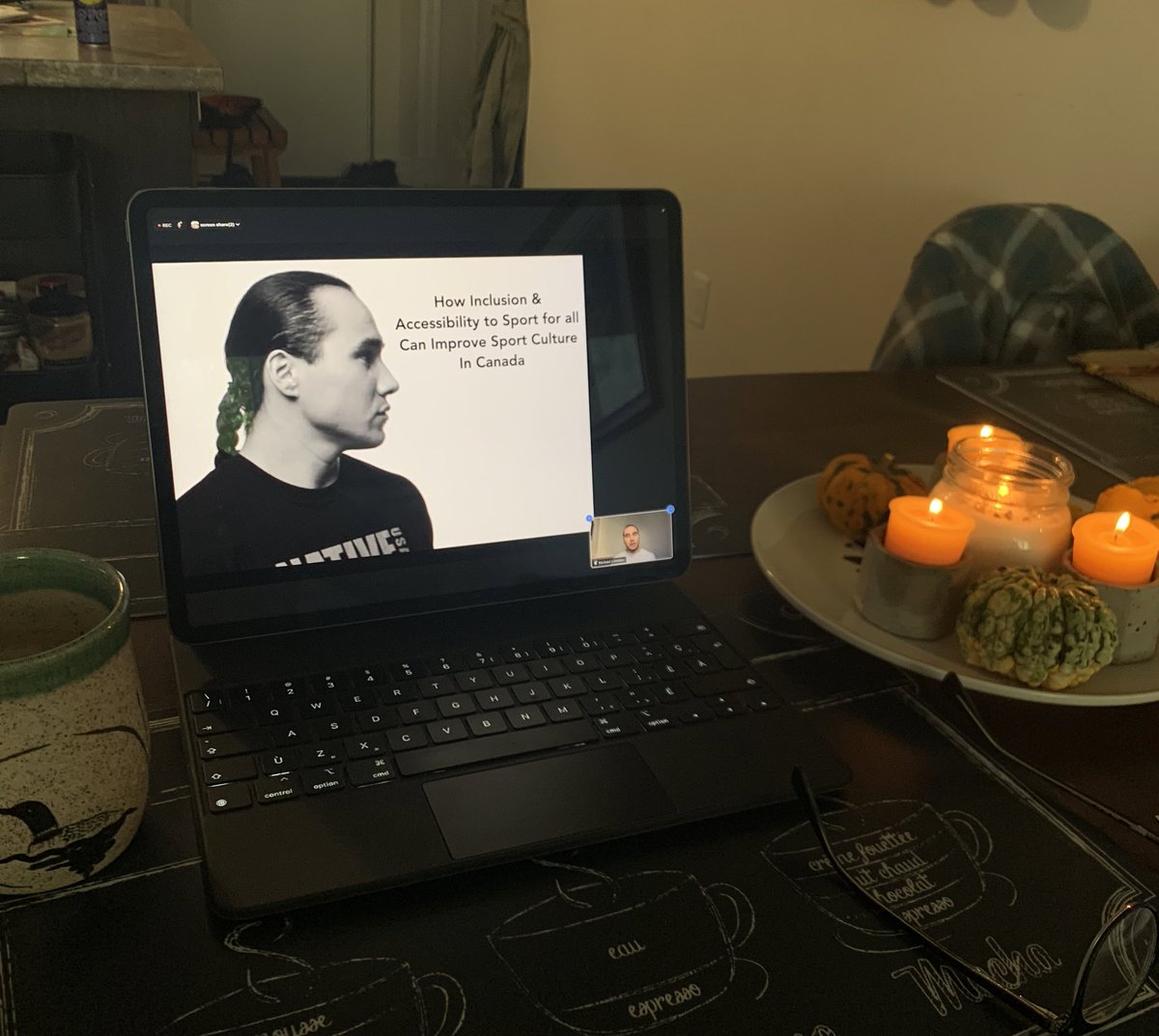 <a href="/AthletesCAN/">AthletesCAN</a> Forum 2022 kicking off this morning with such important conversations and story-telling from an Indigenous perspective. Thank you Michael Linklater for sharing your vulnerability, knowledge and experience on how to create safer, more inclusive sport culture.