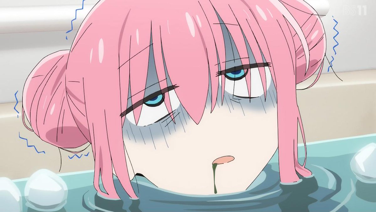 原作の素晴らしい大きさの大きい全裸冷水おっぱいは改編されてスク水着せられちゃったみたいですが冷水に沈むぼっちちゃんの表情は吐血してるみたいで中々えちえちだったのでそこは良かったです
ここまでコロコロと多様なネガティブフェイスが出てくるのは凄いですね
#ぼっち・ざ・ろっく