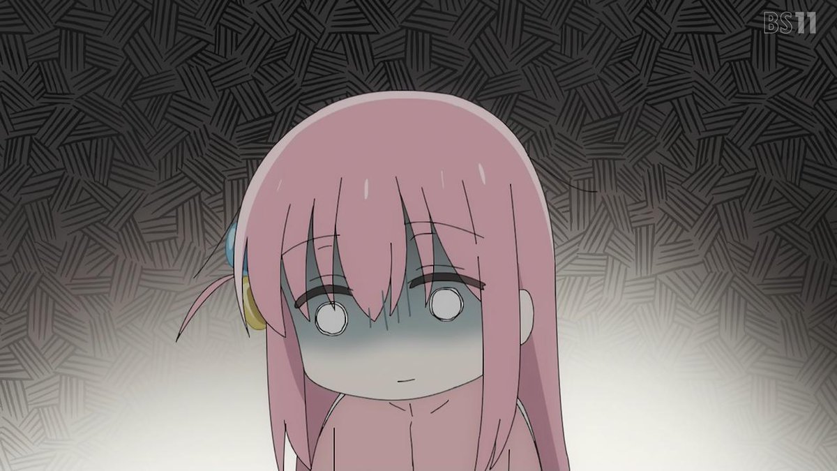 原作の素晴らしい大きさの大きい全裸冷水おっぱいは改編されてスク水着せられちゃったみたいですが冷水に沈むぼっちちゃんの表情は吐血してるみたいで中々えちえちだったのでそこは良かったです
ここまでコロコロと多様なネガティブフェイスが出てくるのは凄いですね
#ぼっち・ざ・ろっく