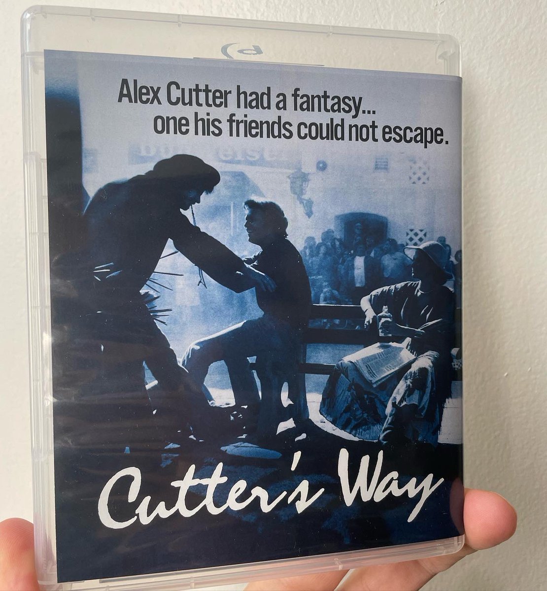 FunCityEdition's tweet photo. CUTTER’S WAY Blu-ray packaging. Available now from @vinegarsyndrome and @FilmsRadiance. #FunCityEditions #CuttersWay #CutterandBone https://t.co/CvDrOUrmgQ