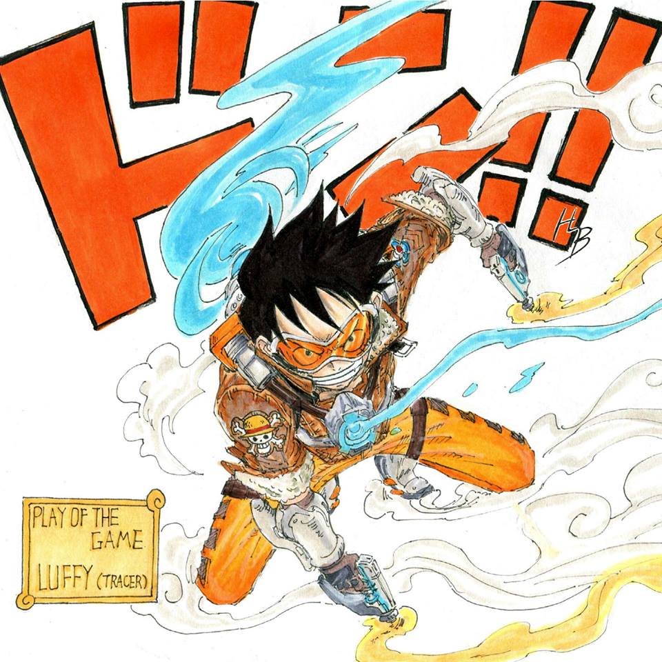 PauseOtaku's tweet photo. Thread : Overwatch x One Piece 🏴‍☠️ https://t.co/dfOq4P6Hmt