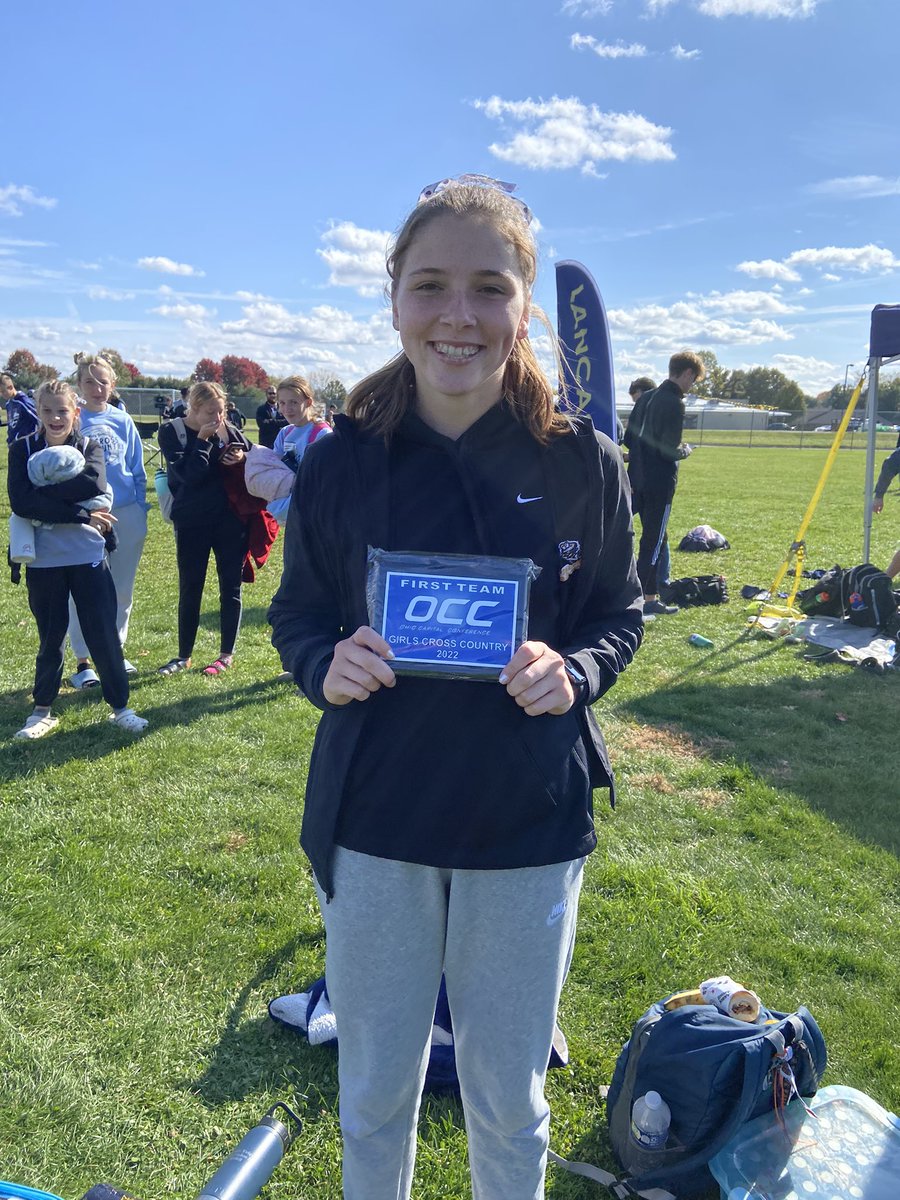 LadyGalesCC's tweet photo. Harper Allen is second in the OCC earning First Team honors. Riley Spangler earns Second Team honors #IPYYPM https://t.co/HcV79KIGp1