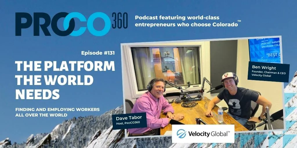 “THE WORLD NEEDED AND NEEDS A PLATFORM TO EMPLOY PEOPLE LITERALLY ANYWHERE.” Ben Wright, Founder, Chairman and CEO, Velocity Global
Listen now to hear Ben's answers to the “four skepticisms of remote work" and more- buff.ly/3VpXK5X