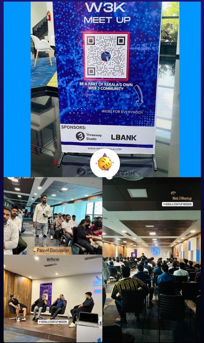 ledgerlifeio's tweet photo. Kerala's First #Web3meet as  " Web 3 Kerala" 
Had a great day 🚀 #nfts
Meet like-minded Web3 #founders, #creators, #developers and #enthusiasts. https://t.co/lE9A33kqcX