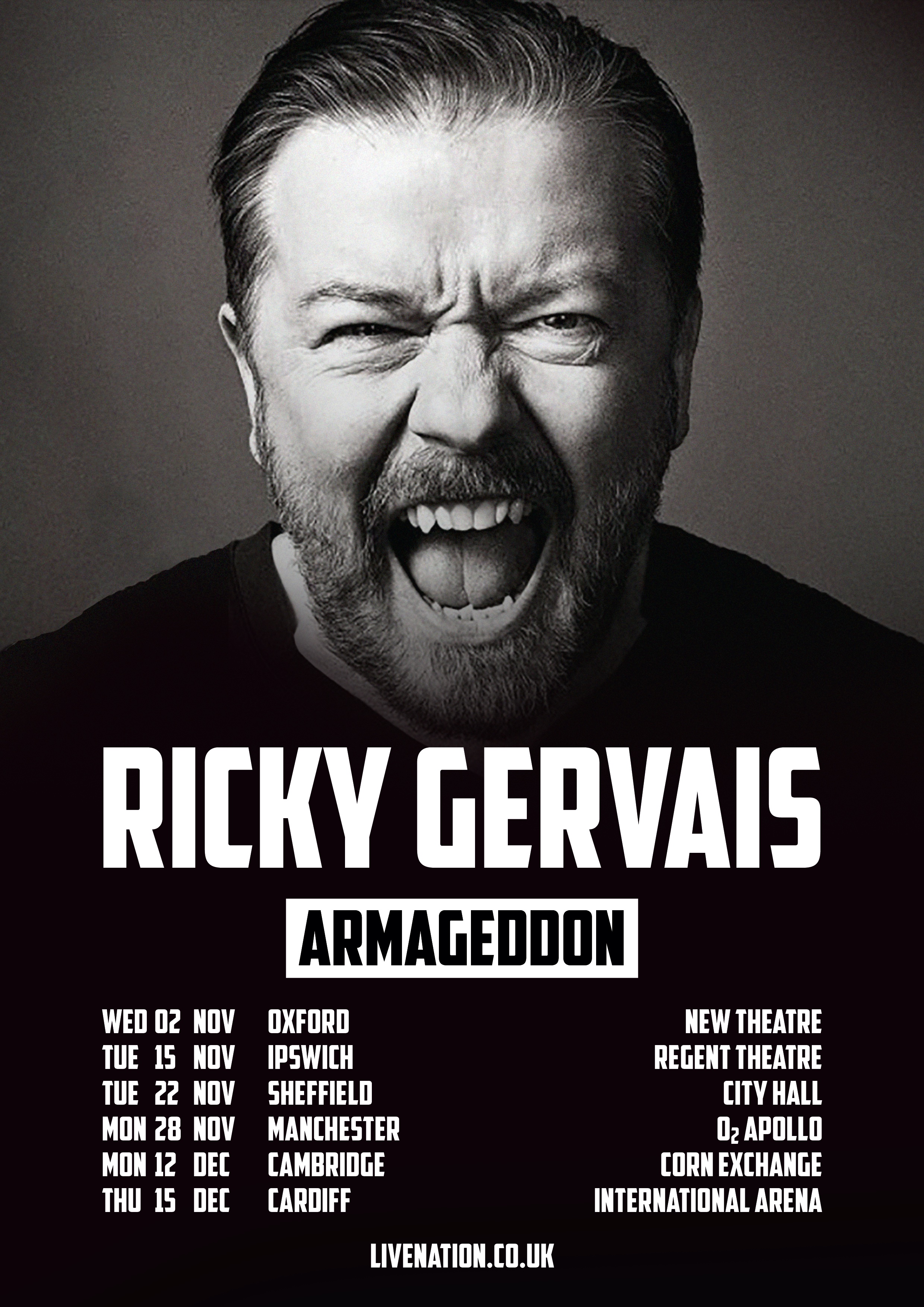 Ricky Gervais Tour 2023 Theresa Edwards Kabar