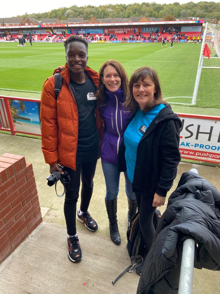 LetsHyndburn's tweet photo. Great to see so many @ASFCofficial fans walking to the match today 🙌⚽

Thank you for letting us take your photos for our #LetsWalkToTheMatch campaign!

We can't wait to share them with you!

@ASFCcommunity  
@TaAFTalks 

#LetsMoveHyndburn #accringtonstanleyfc #community https://t.co/rPIZV2XMam