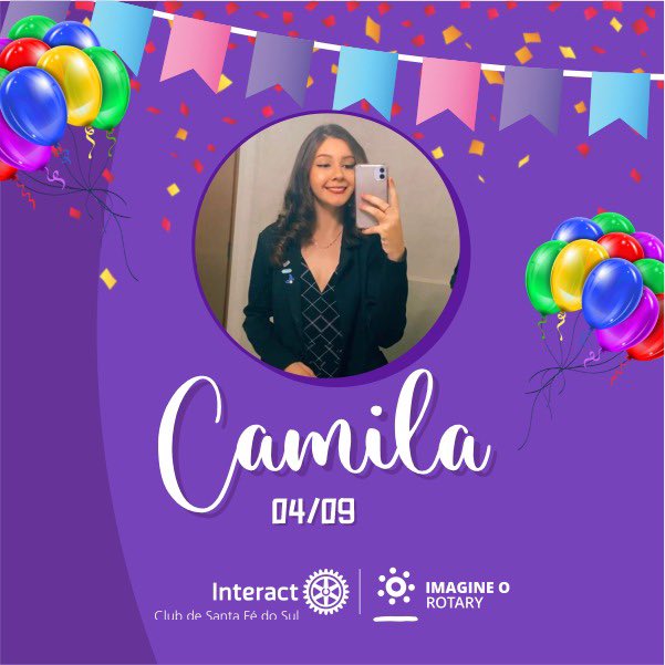 interactsfs's tweet image. O Interact Club de Santa Fé do Sul deseja parabéns e muitas felicidades para os aniversariantes do mês! 💜⚙️🔅