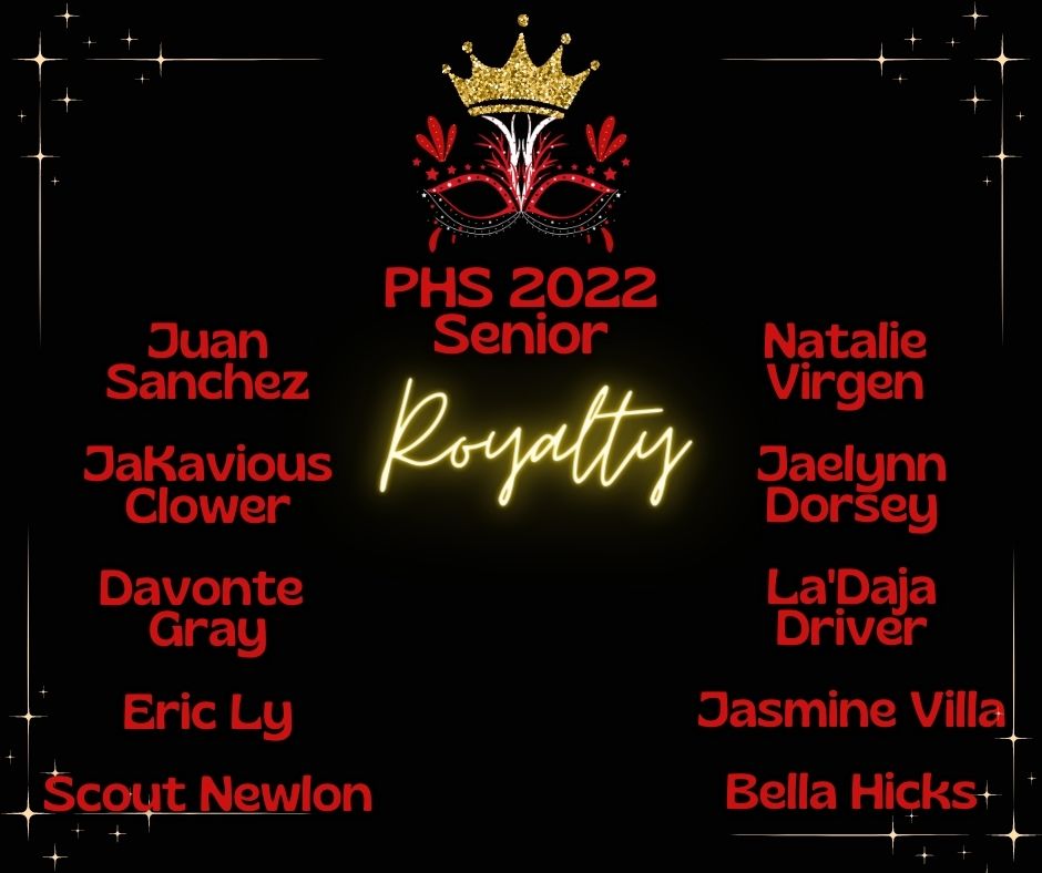Congratulations to the 2022 PHS Homecoming Royalty Court!!! 
<a href="/PHS_Principal/">Pasco High School</a>