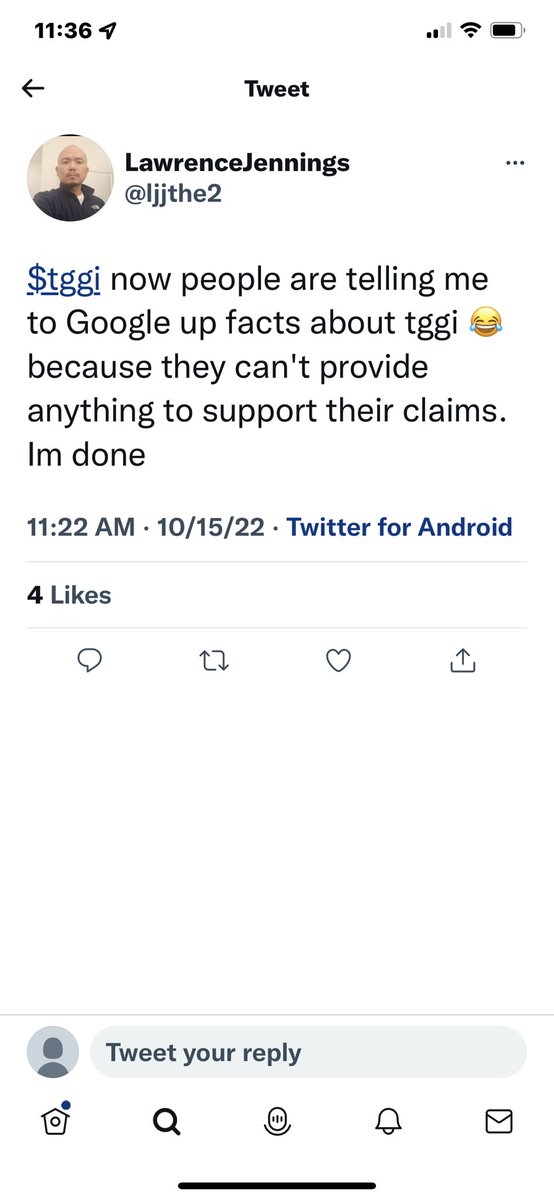 DaMan60251168's tweet photo. Sooo this is what happens when I ask tough questions?  200 days to Nasdaq is BS.  My point was Google Nasdaq requirements.  What a loser this guy is… $TGGI

@ljjthe2 https://t.co/Us4qLcXVh2