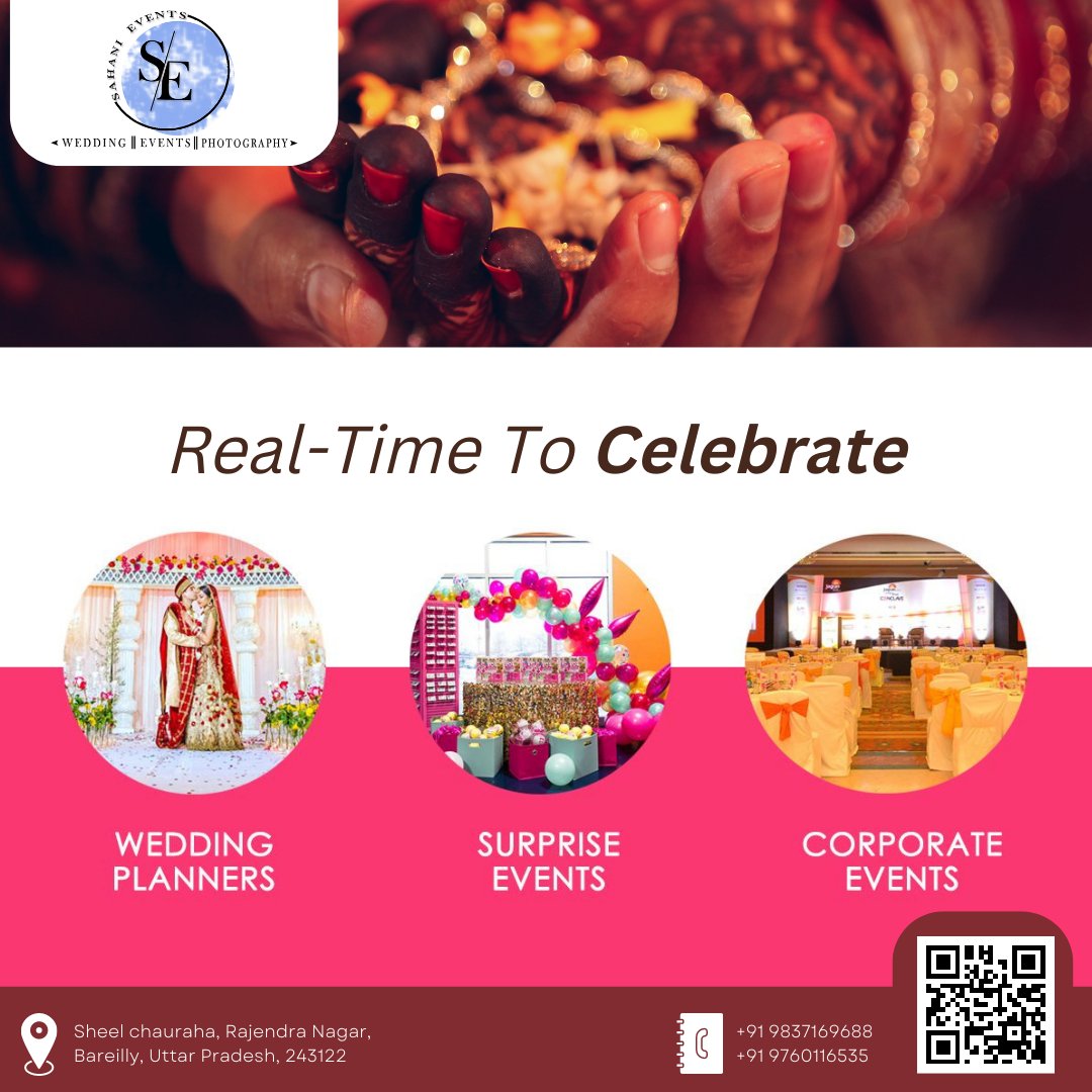 EventsSahani's tweet photo. We Make Your Celebrations Exceptional.

Fond Memories Are Treasures That Will Last A Lifetime.

We Value Our Clients’ Satisfaction.

An Extraordinary Experience You Won’t Forget.

Making Your Events Spectacular.

A Once-In-A-Lifetime Event You Will Never Forget.....❣️ https://t.co/82QJtyeTG8