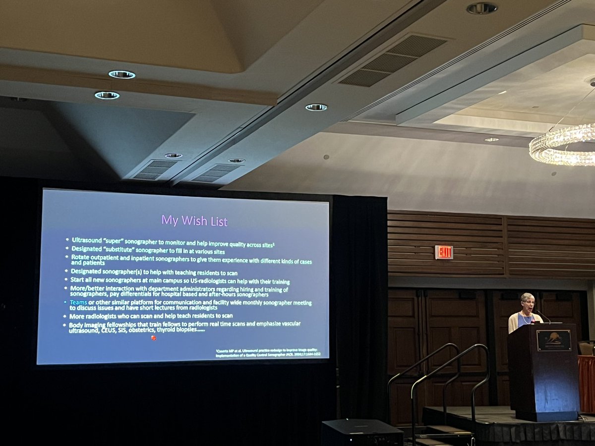 Gayatri Joshi, MD 🩺 (@gayatrijoshimd) on Twitter photo Dr. Mindy Horrow is speaking on maintaining #ultrasound image #quality and bolstering sophisticated interpretation across sonographers & radiologists ⭐️ #sru22 #meded #raded #medtwitter #radtwitter #sru2022 
🔸Avoid “stupid smart mistakes!” ✅
🔸Many great ideas on her slides💡 Dr. Mindy Horrow is speaking on maintaining #ultrasound image #quality and bolstering sophisticated interpretation across sonographers & radiologists ⭐️ #sru22 #meded #raded #medtwitter #radtwitter #sru2022 
🔸Avoid “stupid smart mistakes!” ✅
🔸Many great ideas on her slides💡