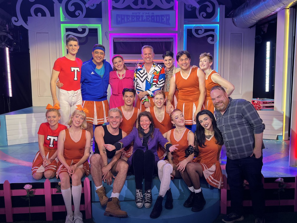 Raise your Pom Poms for these VIPs visiting True Directions! 🎉

It was super swell to see @BabbitJamie (director of But I’m A Cheerleader film) and <a href="/billyaugust/">Bill Augustin</a> (book and lyrics of But I’m A Cheerleader:The Musical) cheering for our cast at <a href="/TurbineTheatre/">The Turbine Theatre</a> 🌈