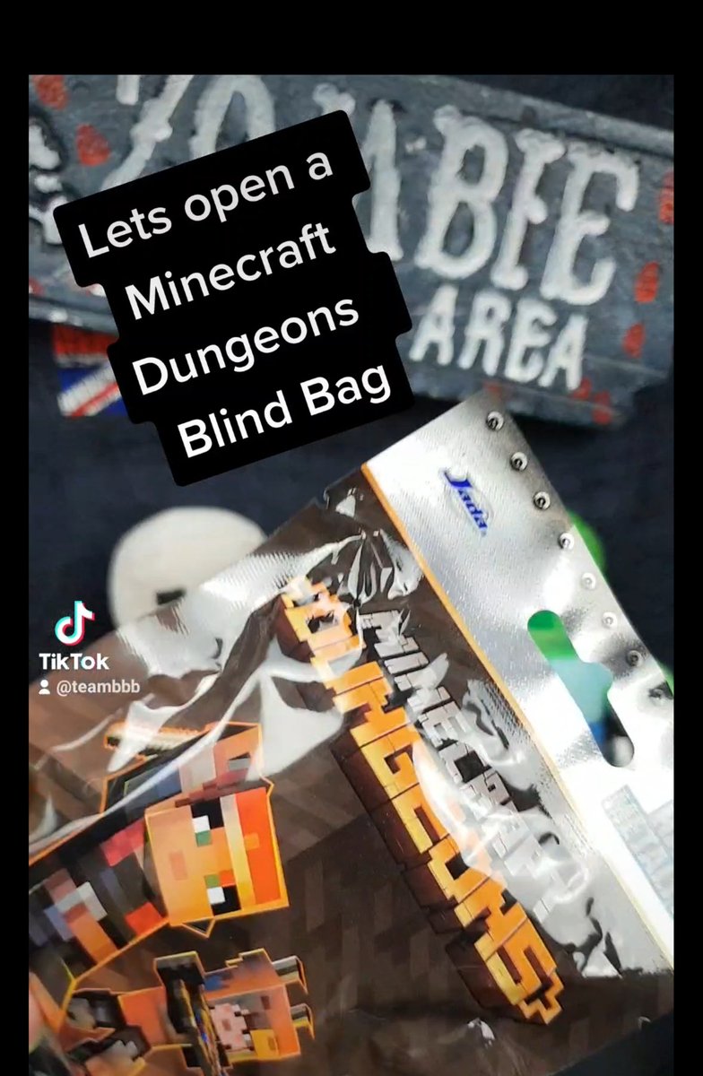 TeamBBB123's tweet photo. YouTube Short alert! 
https://t.co/PCEJjHKfdT
Its Halloween and Minecraft Live day so we had to open a creepy Minecraft Dungeons blind bag!

#minecraft #minecraftdungeons #blindbag #minecraftzombie #minecraftskeleton #minecraftlive #youtubeshorts #youtubeshort https://t.co/Mpqy06jQsT