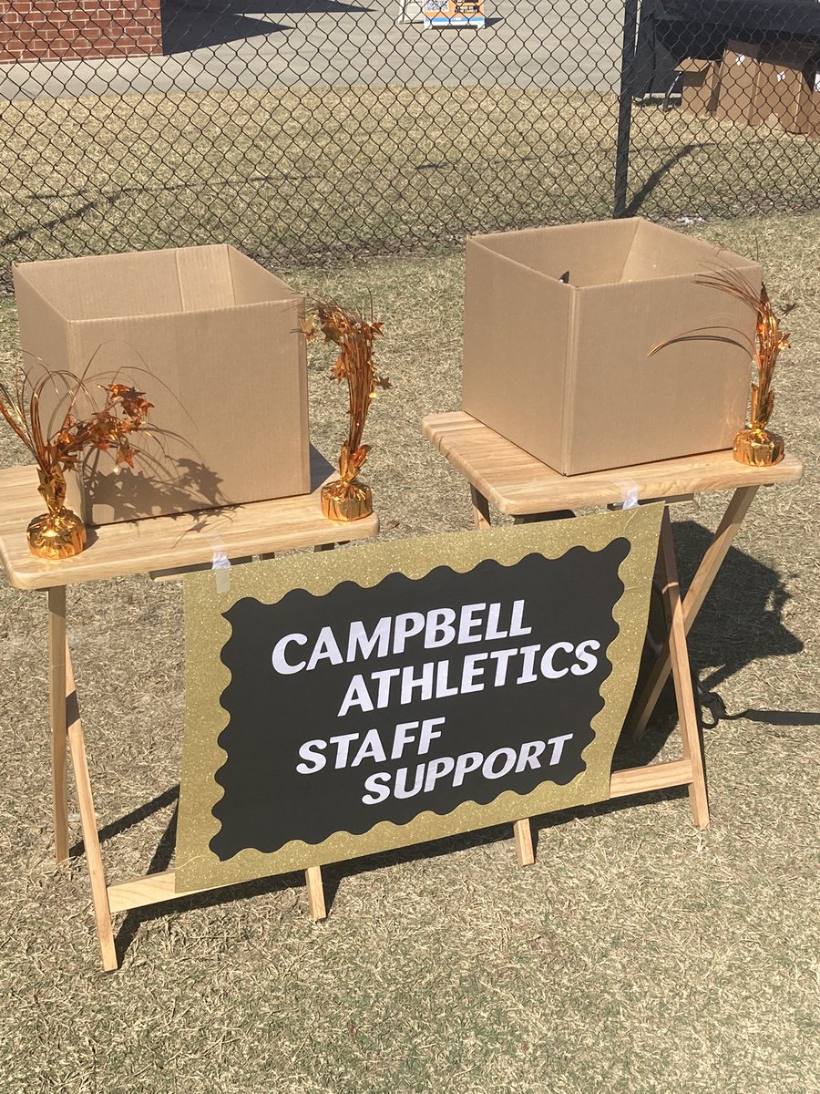 GoCamelsRules's tweet photo. Any @GoCamels staff coming out for the @GoCamelsFB Staff Support Day should come by the space between Gates 3 &amp; 4 for treats and to socialize before cheering on our team &amp; staff! https://t.co/jDprZYWU8K