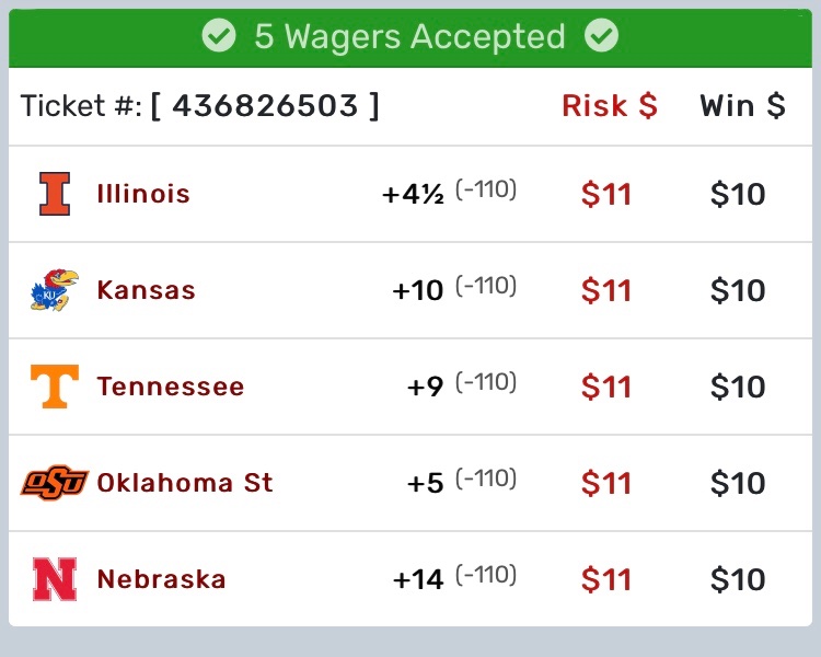 FadeKadeSports's tweet photo. Today’s slate presented by 1-800-BETS-R-ON! https://t.co/ehk7WtgwiN