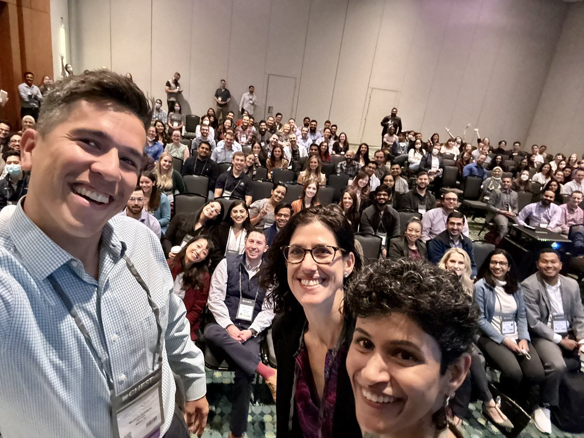#CHEST2022 Fellows Course. We welcome our #CHESTTrainees for an amazing day! We can’t be more excited to have you here with us in #Nashville  176 fellows from all comers of the country coming together. We are back in person! <a href="/DrMCMiles/">Matthew C Miles, MD, MEd</a> <a href="/meredithturetz/">Meredith Turetz</a> <a href="/subanichandra/">Subani Chandra</a> <a href="/virenkaul/">Viren Kaul, MD</a>