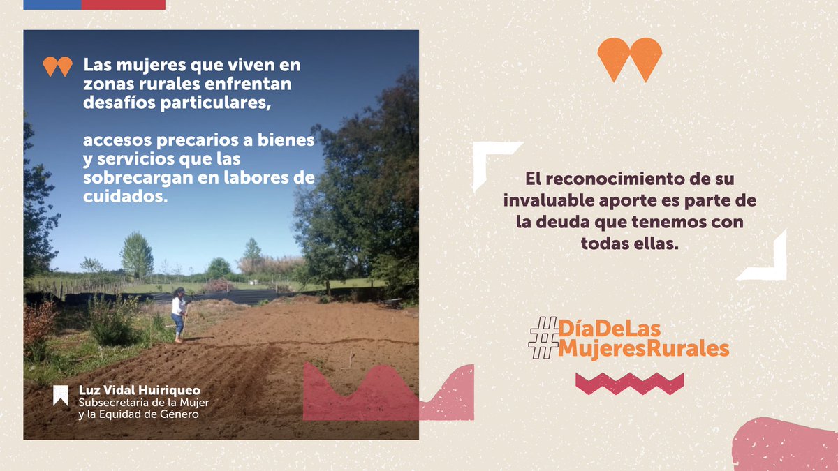 Subse @luzvidalh 💬 'El Día de las Mujeres Rurales reconoce que las ♀️ tenemos realidades dispares y desde el MinMujeryEG trabajamos para generar políticas púbicas pertinentes para todas ellas' 🌾