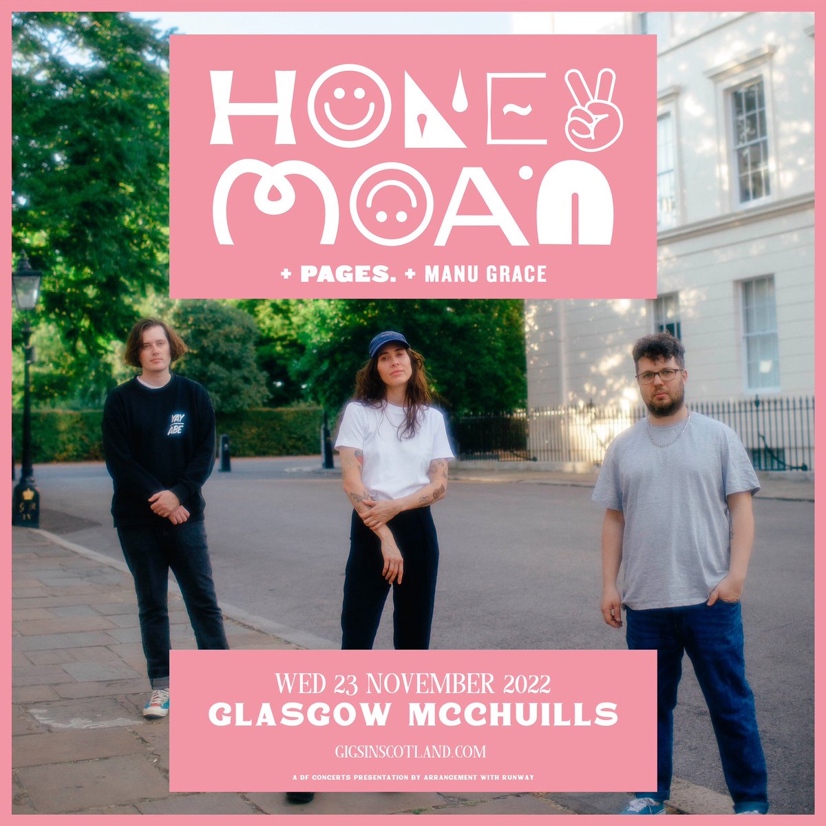 GIG ANNOUNCEMENT! 

We are thrilled to announce that we’re supporting <a href="/honeymoanband/">HONEYMOAN</a> at McChuills Glasgow on the 23rd of November! This one is going to be epic and we can’t wait to play alongside this amazing group! 

Tickets available via our Linktree!