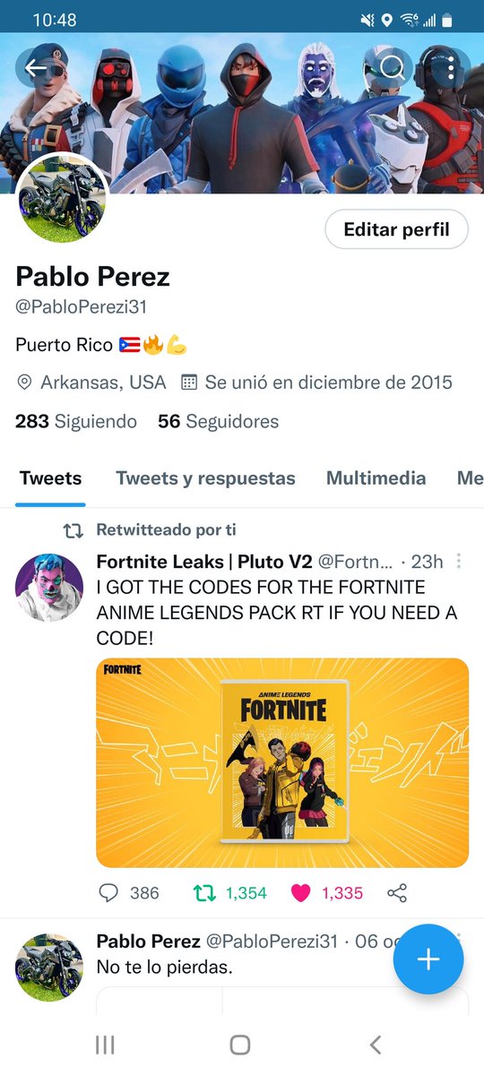 PabloPerezi31's tweet photo. @FortnitePV2 Done 🙏 https://t.co/oSbq4aecOv