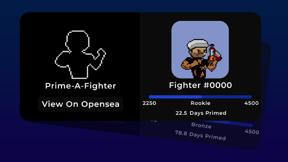 CypherFighters's tweet photo. 5,000 #NFTs forged for 💎🙌

✔️ Prime your Fighter as it sits in your wallet
🚀 Tier up
✔️ Use your Fighter in #web3 and #metaverse Rumbles
🚀 Tier up

Tiering and winning Rumbles will increase your ability to render rewards (via new drops and giveaways).

#mintingsoon https://t.co/eeRpOpxVUC