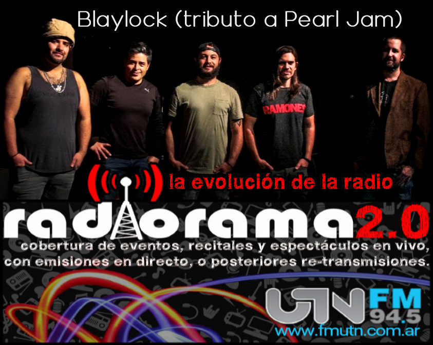 radiorama_web's tweet photo. ¡Los domingos 21 hs. @fmutn945 emite radiorama2.0 con música encapsulada en vivo. Hoy el show de #Blaylock (tributo a Pearl Jam) desde el #TeatroPlaza de la @MuniGodoyCruz. Reprogramamos los jueves a 1 hs. https://t.co/nf93WRKtuT 100pre+ difusión de shows en Mendoza🤩📻🎶🌎! https://t.co/fL2ZoTq5Wn