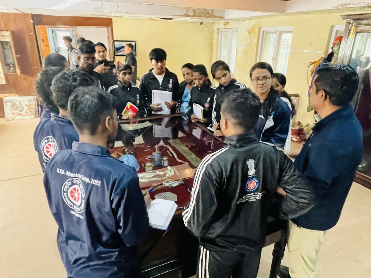 007Aryandubey's tweet photo. राष्ट्रीय सेवा योजना की @NssChhattisgarh की टीम राष्ट्रीय साहसिक शिविर 2022 - मनाली में द्वितीय दिवस के कार्यक्रम में अपनी उपस्थिति सुनिश्चित की ॥
#Day-2
#adventure_camp @NSSRDBhopal @_NSSIndia @nssabvuCG @askabir_ @YASMinistry @ianuragthakur @siddharth_nss @SamarendraS21 https://t.co/Bb1GrkVxR0