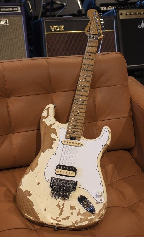 rickyricksmusic's tweet photo. Guitar - Charvel Henrik Danhage Limited Edition Signature Pro-Mod So-Cal Style 1 White Relic Guitar   (yea or nay) https://t.co/Ek54TWuwrV
