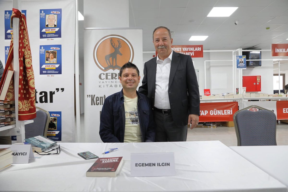 Egemen Ilgın (@egemenilgin) on Twitter photo Söz konusu Edirne olunca bizlere her türlü desteği veren ve her imkanı sunan Belediye Başkanımız Recep Gürkan bugün de bizleri yalnız bırakmadı. Bizi biz yapan bu kadim şehre emeğimiz, alın terimiz, hakkımız helal olsun.
<a href="/recepgurkan/">Recep Gürkan</a> Söz konusu Edirne olunca bizlere her türlü desteği veren ve her imkanı sunan Belediye Başkanımız Recep Gürkan bugün de bizleri yalnız bırakmadı. Bizi biz yapan bu kadim şehre emeğimiz, alın terimiz, hakkımız helal olsun.
<a href="/recepgurkan/">Recep Gürkan</a>