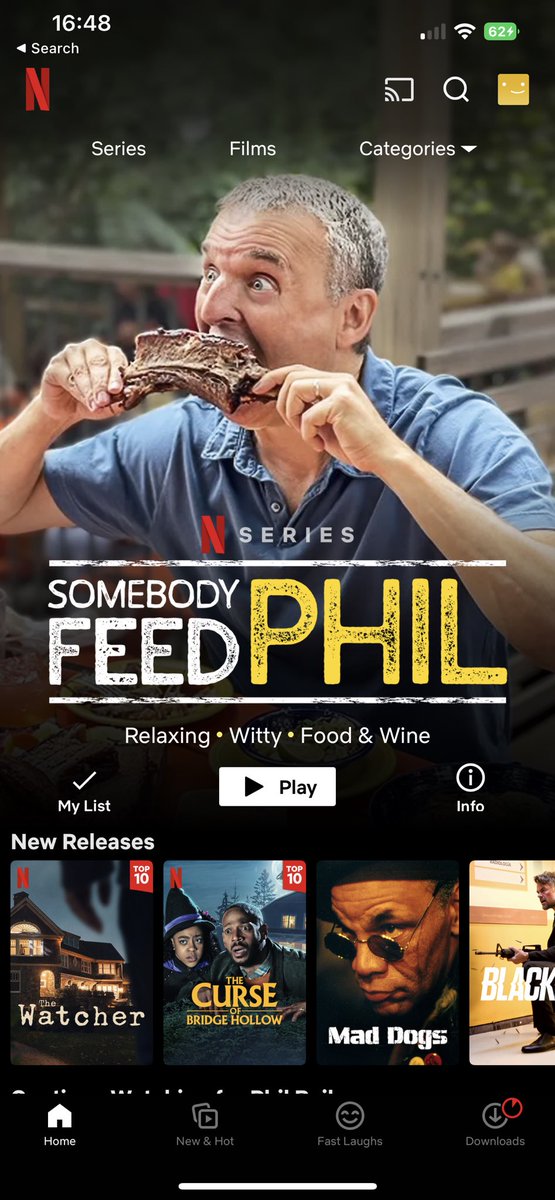 Phil___Bailey's tweet photo. For a moment there, I was worried @netflix suggestions were becoming a little to personal 😂🍔🌭🌮 #Hangry https://t.co/1SGKzzGaOc