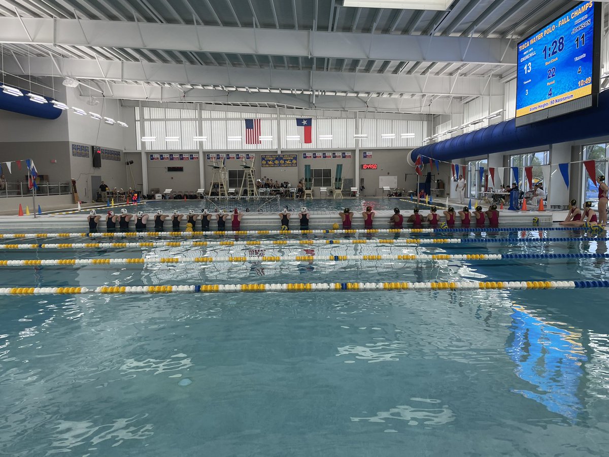 2 <a href="/TAPPSbiz/">TAPPS</a> WATER POLO teams about to take each other on in the TISCA State Championships! <a href="/JPIIHSSports/">JPIIHS Athletics</a>  Let's go, Tigers!!