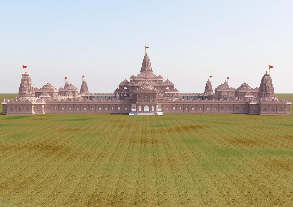 Akash_Verma256's tweet photo. अयोध्या जी में निर्माणाधीन श्री राम जन्मभूमि मंदिर के पूर्ण आकार की कल्पना देते कुछ चित्र

Some pictures depicting the structure of under construction Shri Ram Janmabhoomi Mandir in Ayodhya ji. https://t.co/r0y0riocMP