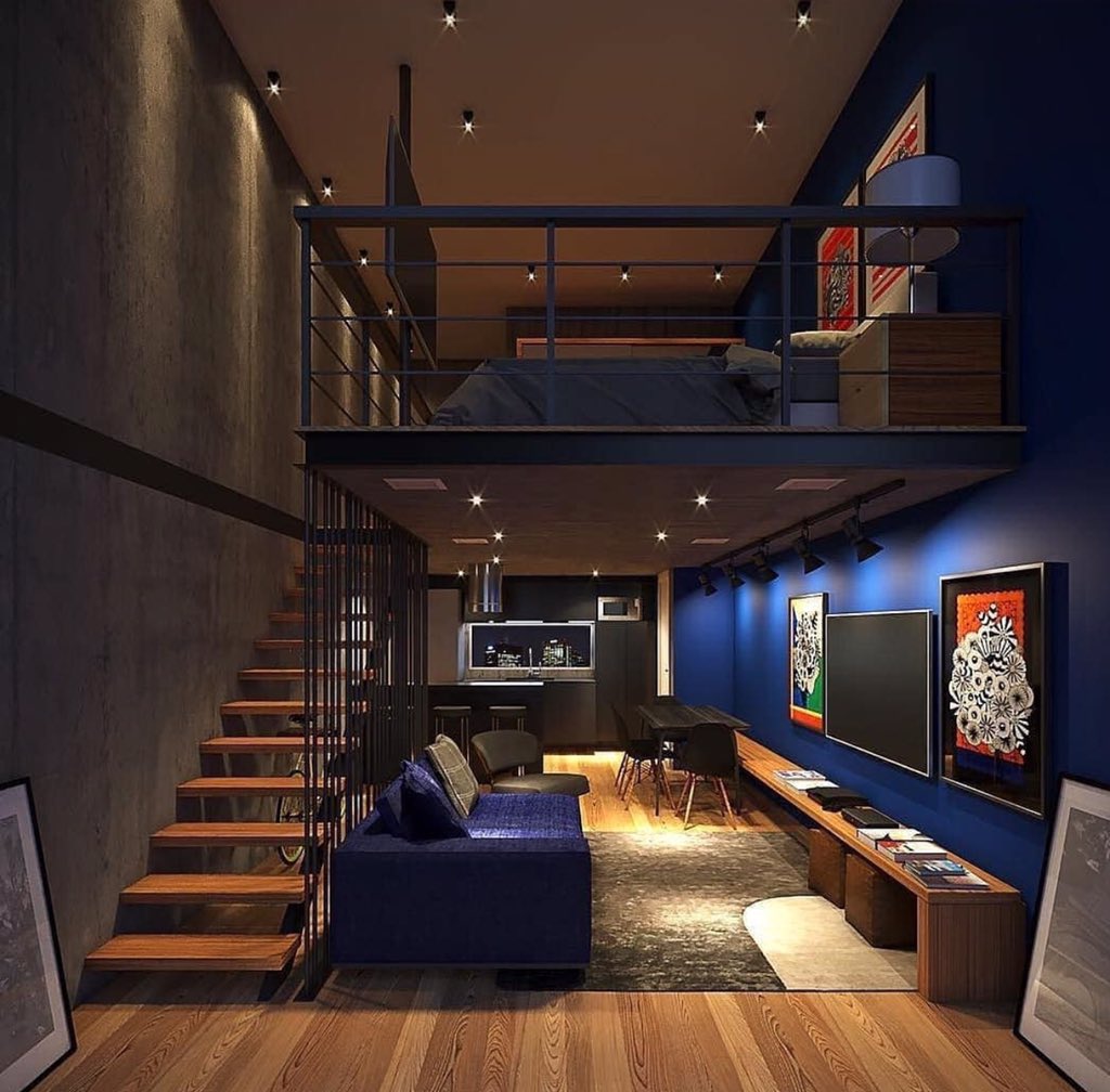 INTERIORBYHUT's tweet photo. I need a loft apartment in my life https://t.co/NVWK4YtKH3