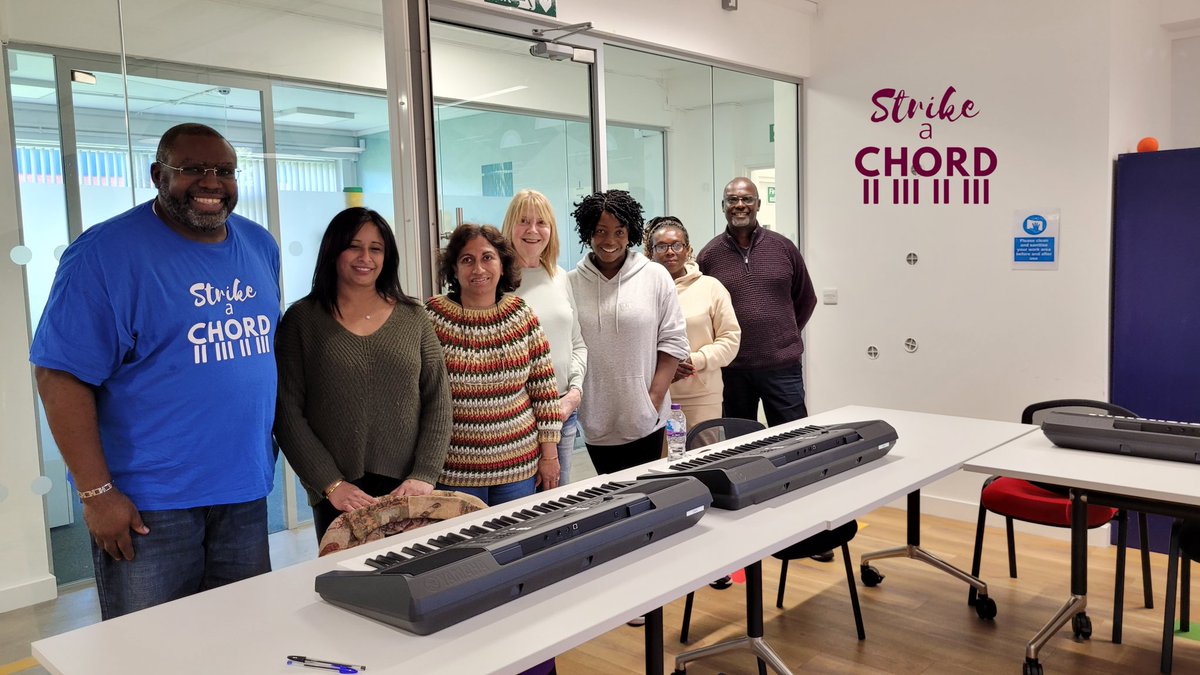 With the immense support of @PerryBarrNNS @Spring22Hub we started the #PerryBarr series of Strike-A-Chord Keyboard Lessons for the Over-50's. The participants were able to compose, play and sing their first song! Even when you're #over50, you can fulfill your #dreams #inspiration