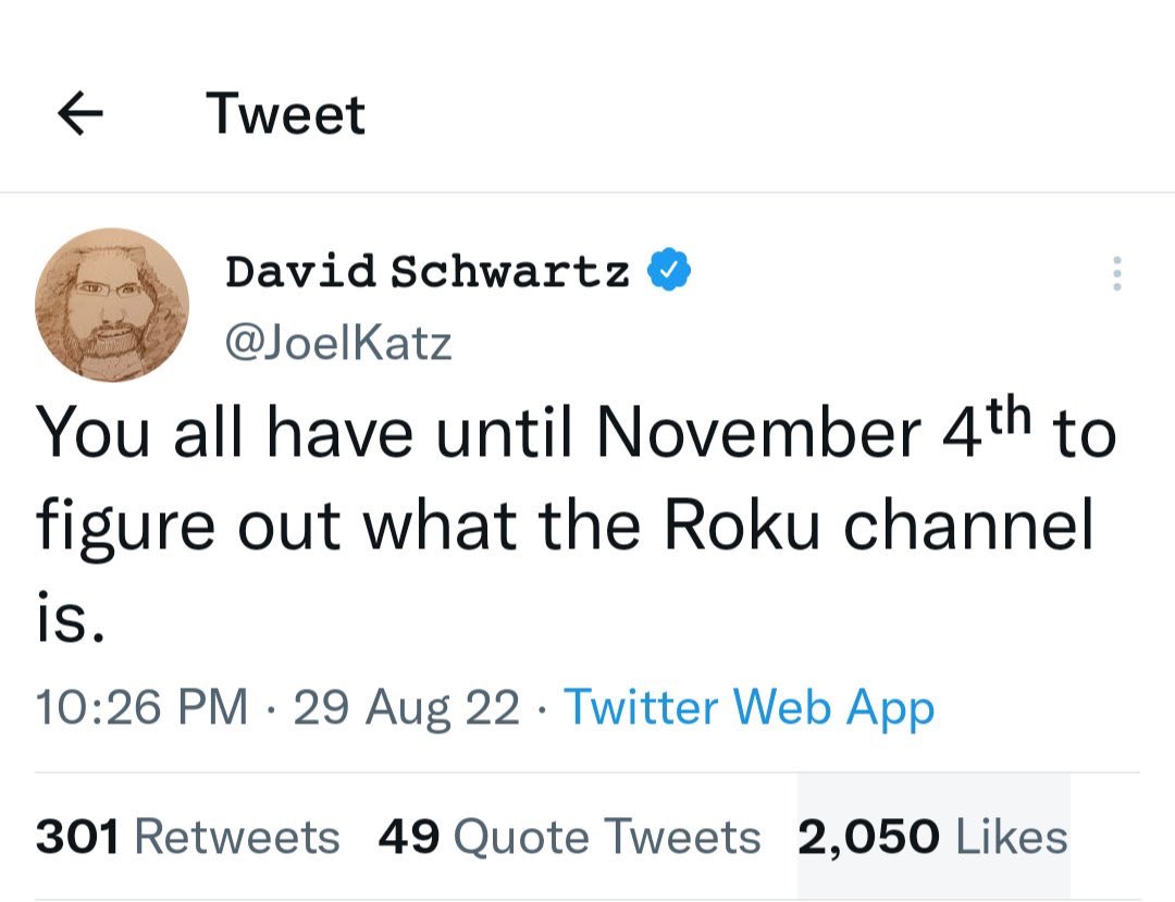 RacketE On Twitter Let s Talk About The Roku Channel Https t co rackete-on-twitter-let-s-talk-about-the-roku-channel-https-t-co