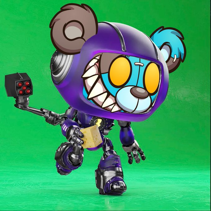 CryptOsmartT's tweet photo. Big thanks to 
@OprahWlnstreak
 for introducing me to the 
@BeepBoopBotz
 and for putting together this great mashup with my Patches! Don’t know where he gets the time to do all these! 
@killabearsnft
 #killabear #BeepBoop #nfts #NFTCommunitys https://t.co/mGHCFGAfdT