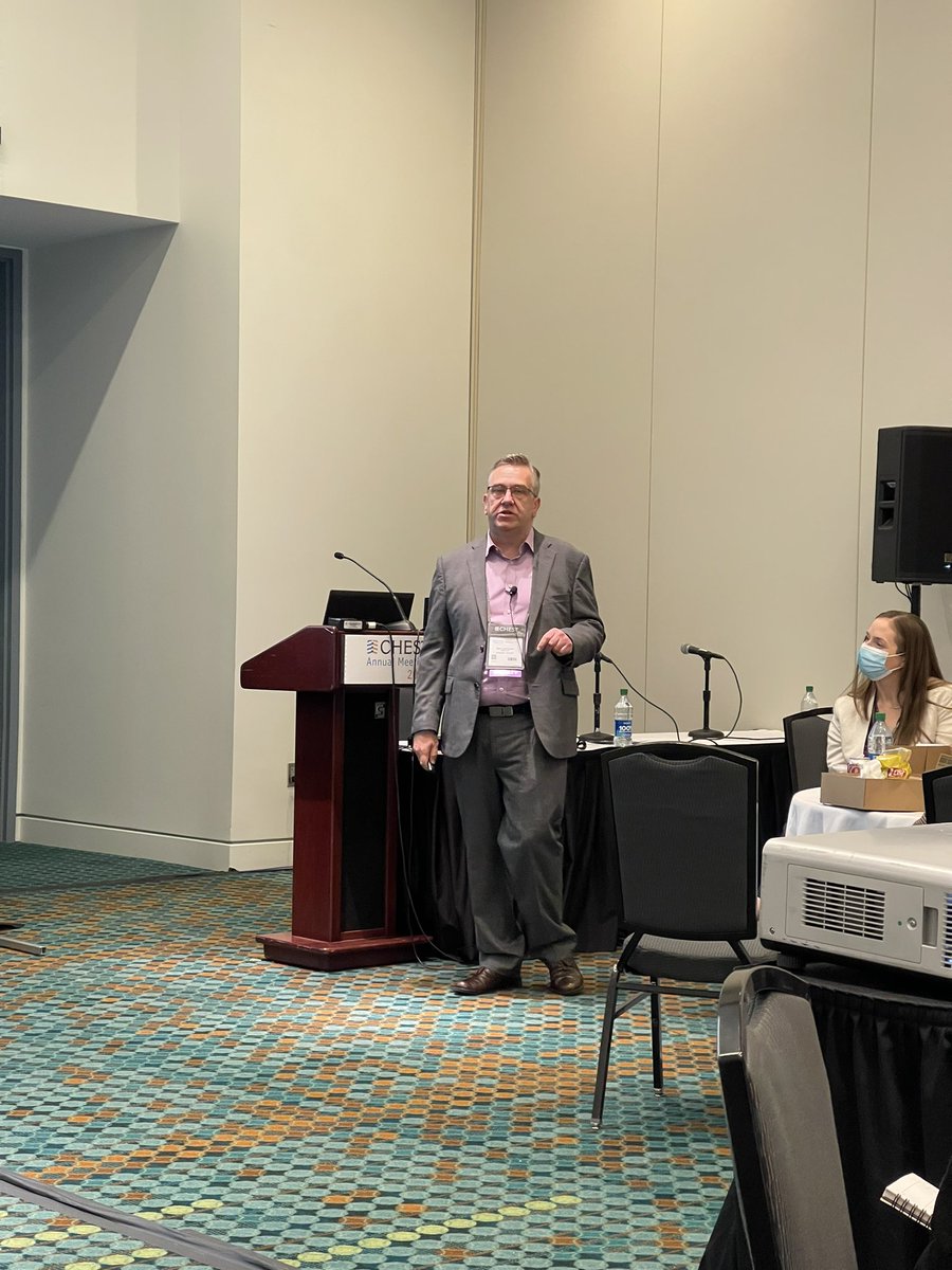 KantaVelamuri's tweet photo. Our fearless leader.. Chair of the Educator Development Subcommittee @LavercombeMark closing out the #CHESTEdDevPG course at #CHEST2020 with a session on how to be an effective educational leader. https://t.co/nzk4DU26DS