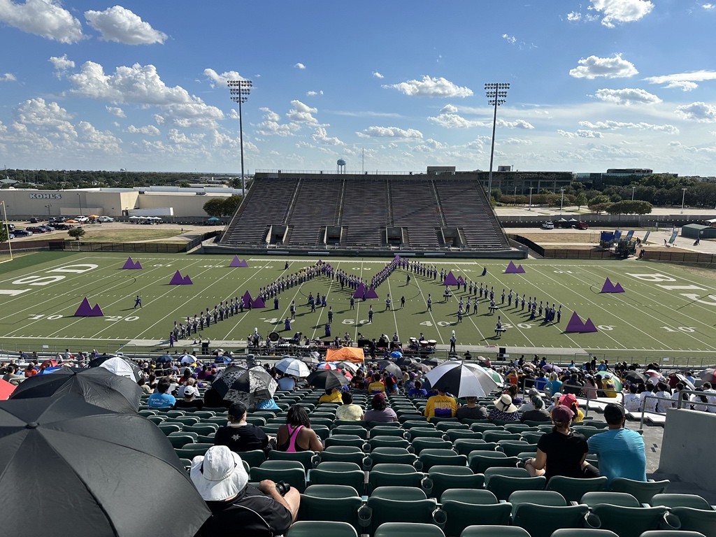 Ready to take the field in Birdville Prelims!
<a href="/ChisholmTrailHS/">CTHS</a> @EMSISDFineArts